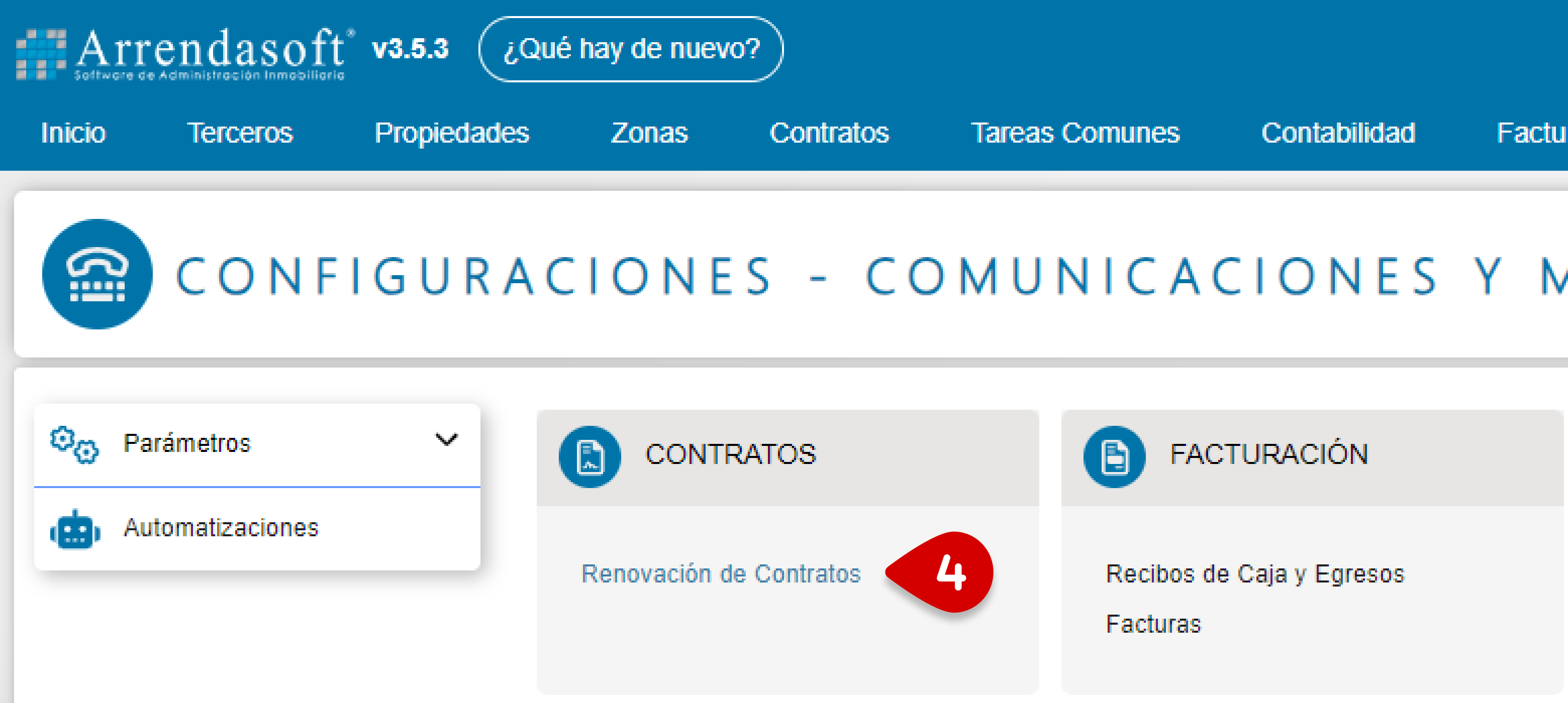 Renovación de Contratos - Paso 4