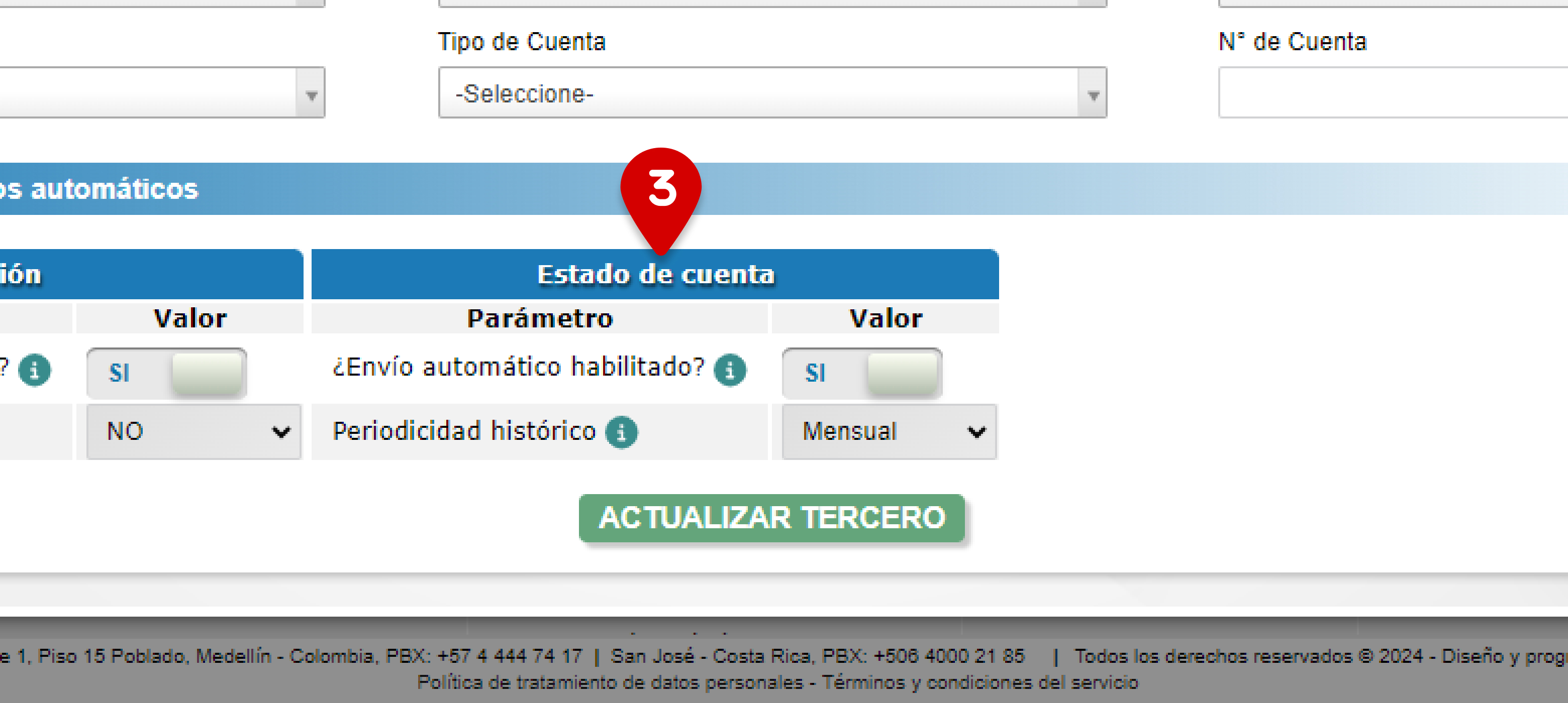 Estado Cuenta Tercero - Paso 3